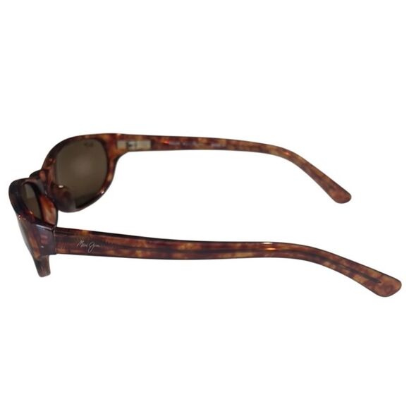 Maui Jim Cyclone Tortoise 136-10 Wrap Rectangle 8-base Unisex Sunglasses - Picture 3 of 13